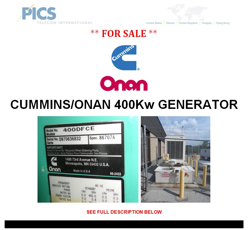 Cummins-Onan Generator For-Sale (12-17-12) Top