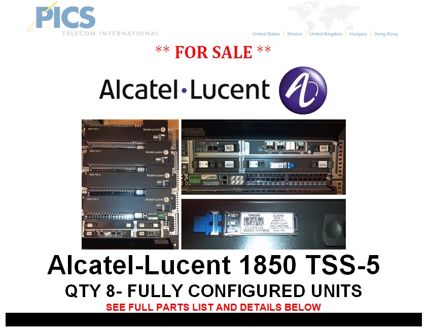 Alcatel-Lucent 1850 TSS-5 For Sale Top