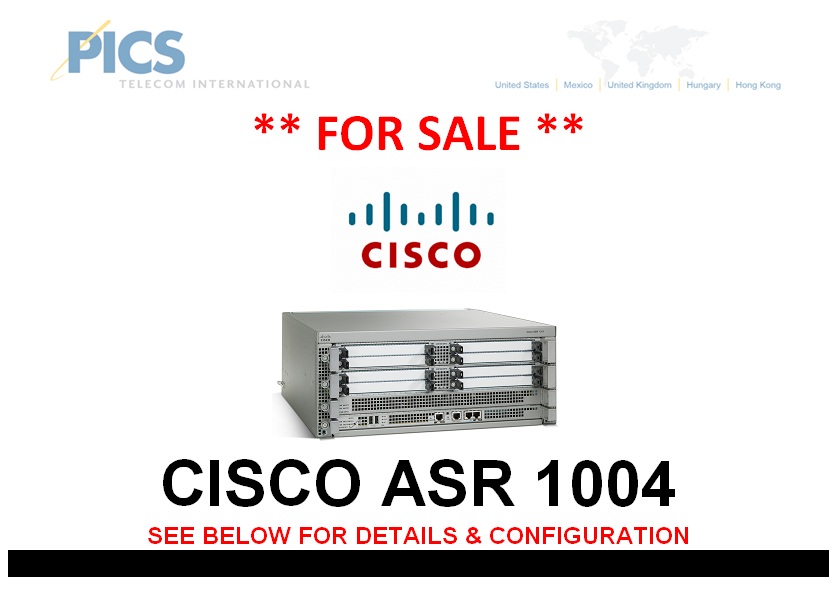 Cisco ASR 1004 For Sale Top