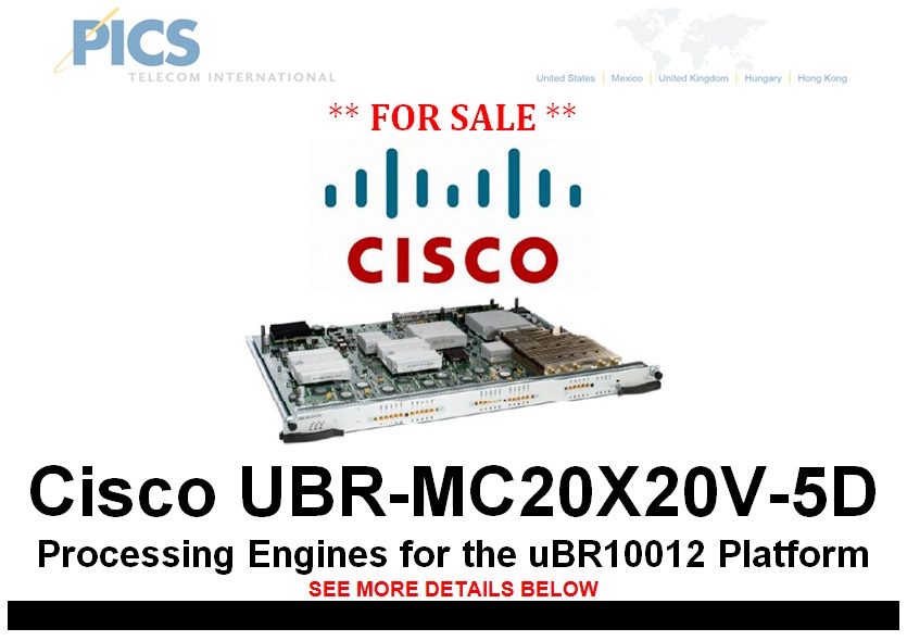 Cisco UBR-MC20X20V-5D For Sale Top