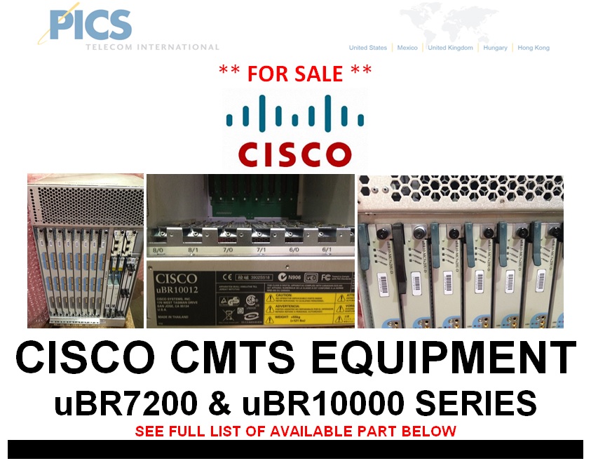 Cisco CMTS Equipment For Sale Top