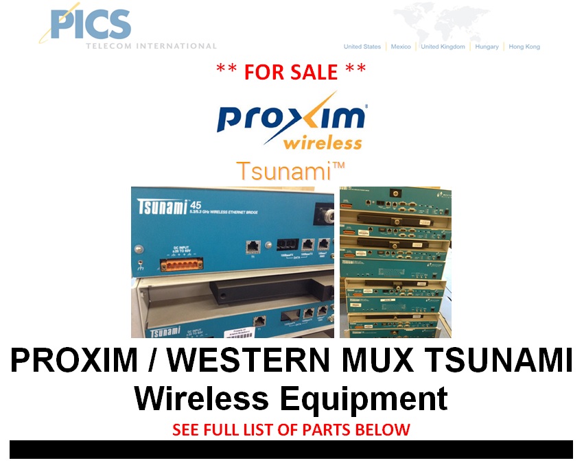 Proxim Tsunami Wireless Equipment For Sale Top