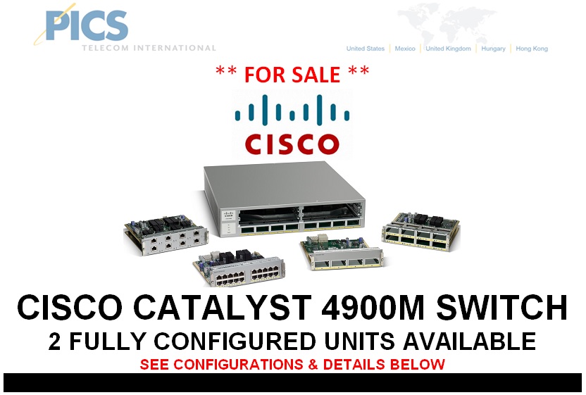 Cisco C4900M Switch For Sale Top (9.16.13)