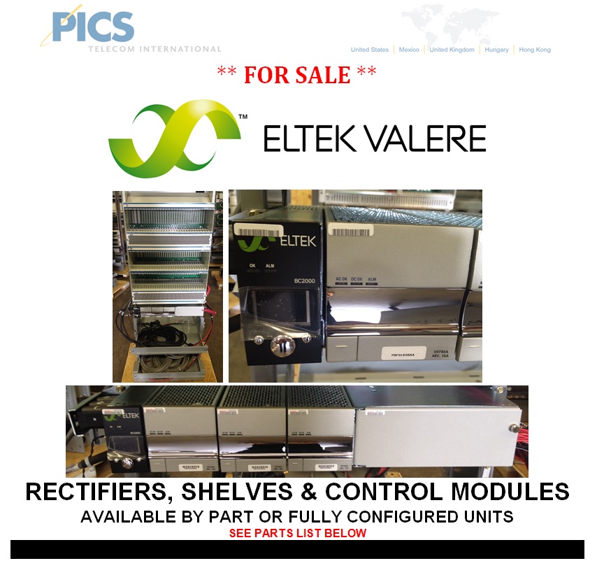Eltek-Valere Rectifiers For Sale Top (10.28.13)