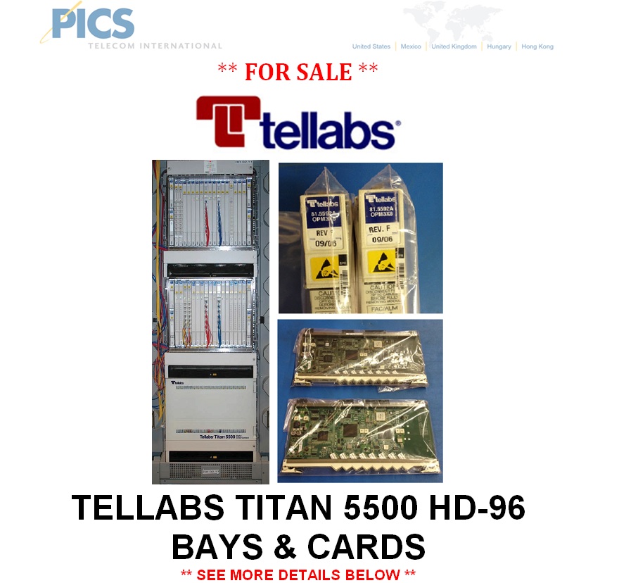 Tellabs Titan 550 HD-96 For Sale Top (1.6.14)