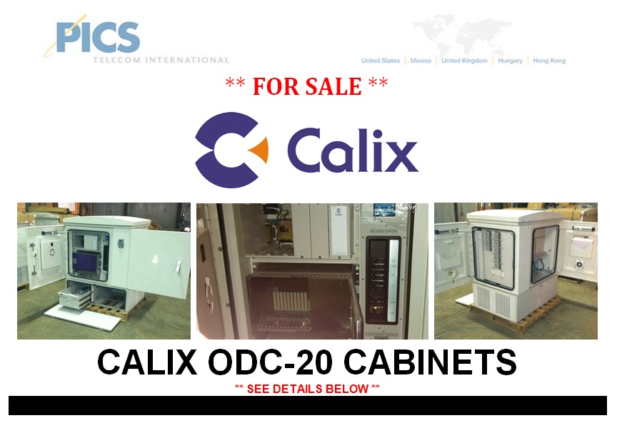 Calix ODC-20 Cabinets For Sale Top (4.4.14)