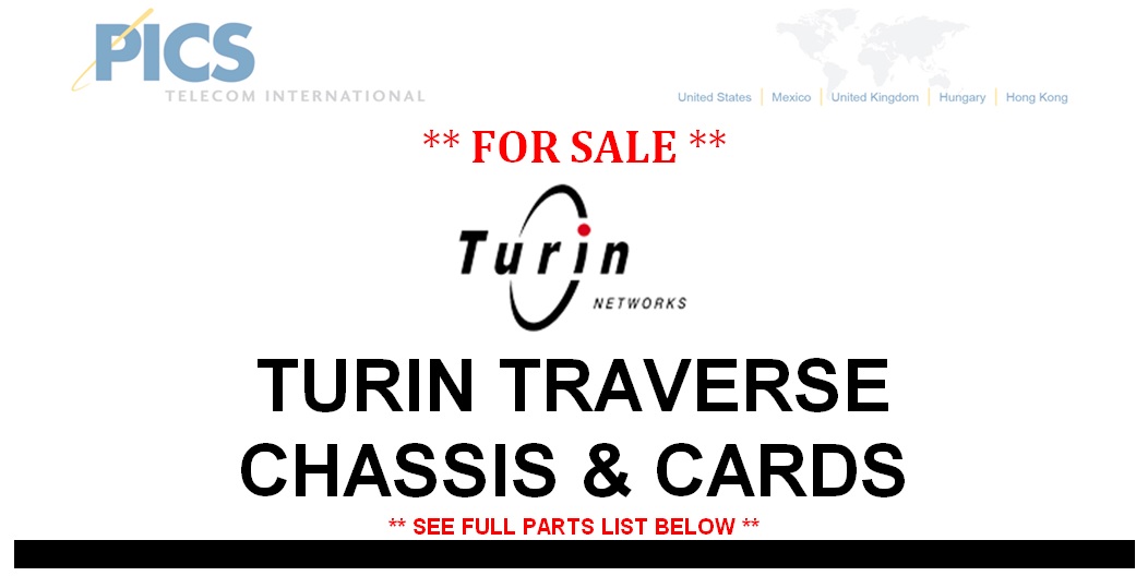 Turin Traverse Parts For Sale Top (5.29.14)