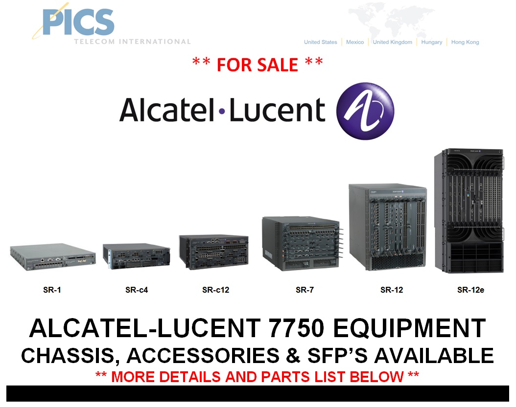 Alcatel-Lucent 7750 Parts For Sale Top (7.22.14)