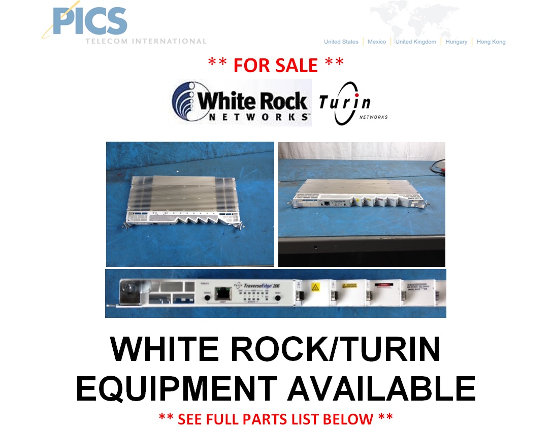 White Rock Networks Equipment For Sale Top (7.24.14)
