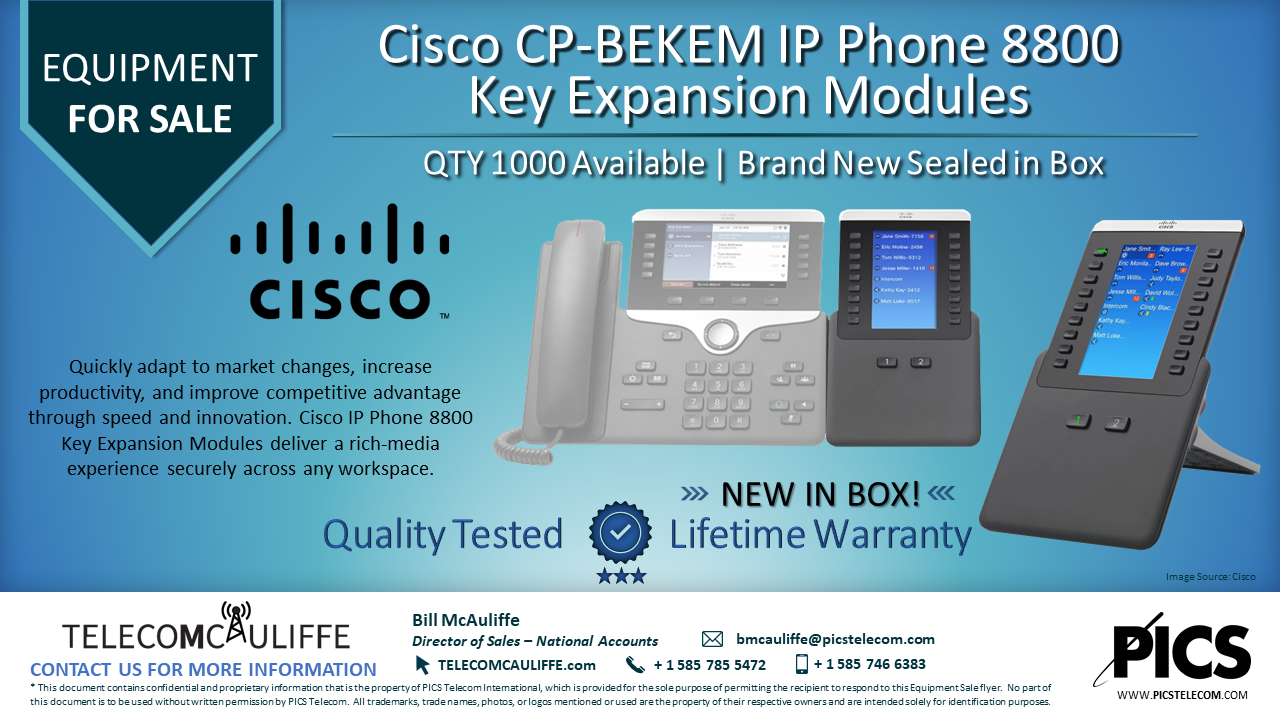 Cisco CP-BEKEM IP Phone 8800 Key Expansion Modules