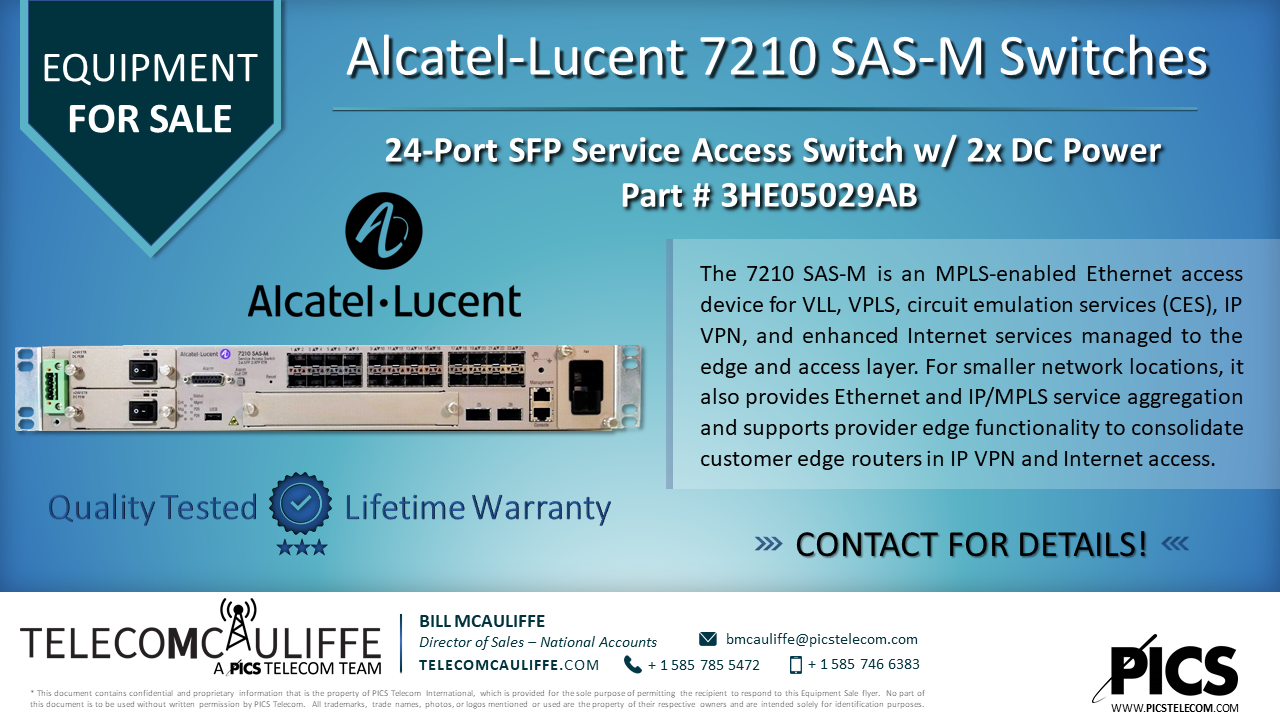 Alcatel_7210 SAS-M; Part # 3HE05029AB