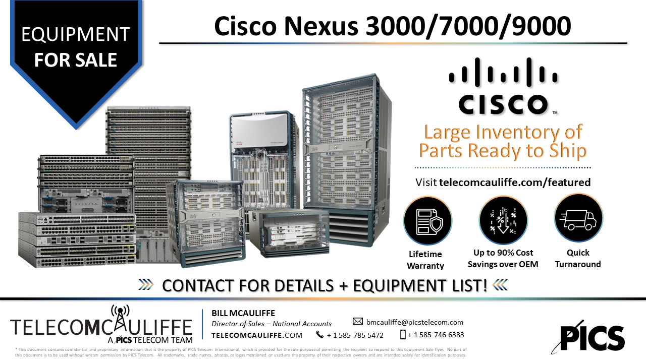 TELECOMCAULIFFE - PICS TELECOM - Cisco Nexus 3000-7000-9000