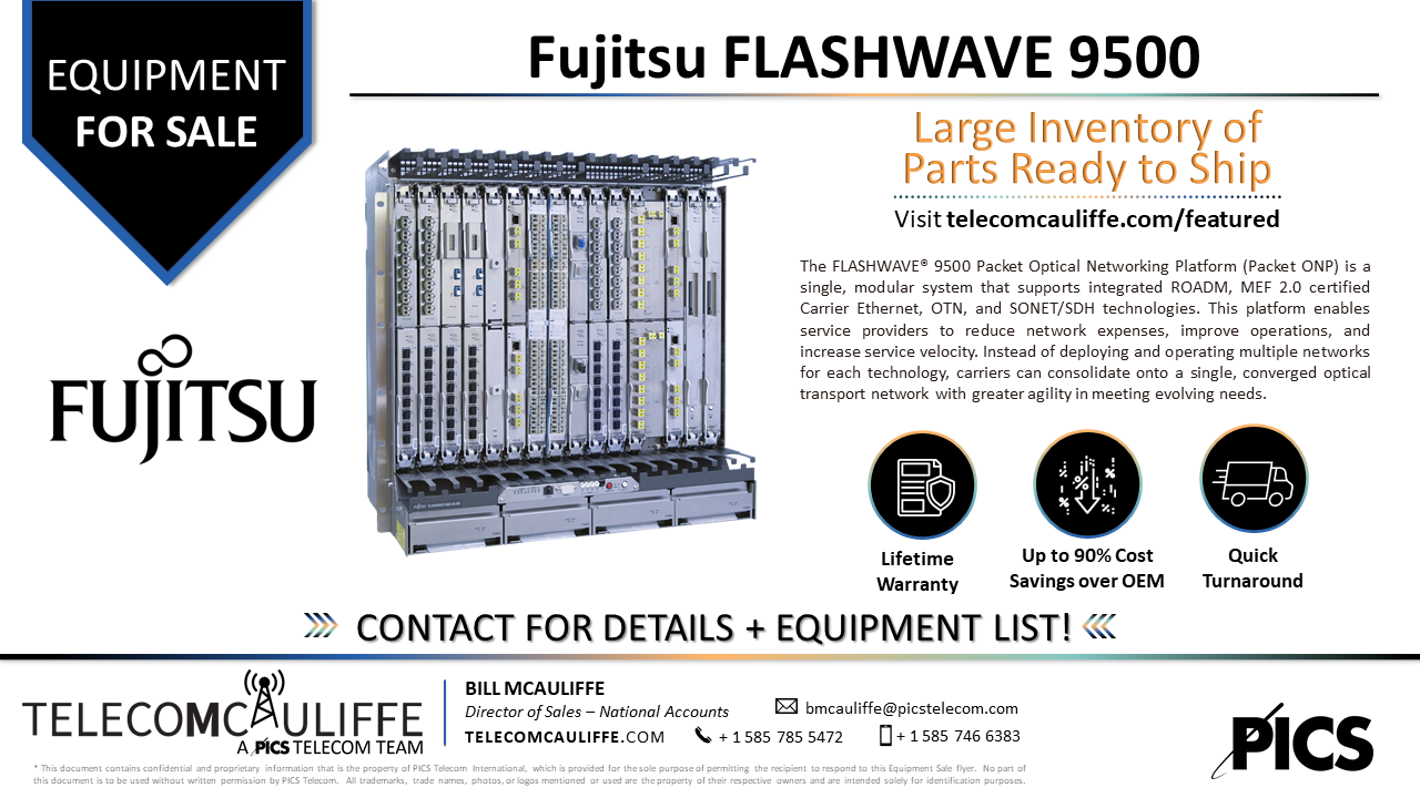 TELECOMCAULIFFE - PICS TELECOM - Fujitsu FLASHWAVE 9500