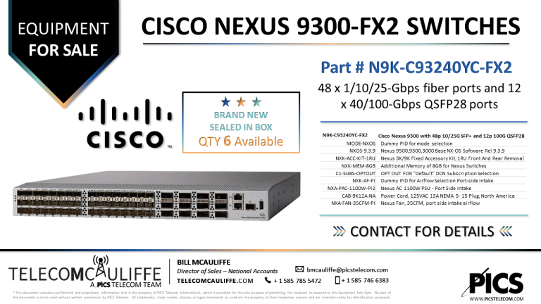 Cisco Nexus Fx Switches N K C Yc Fx Telecomcauliffe