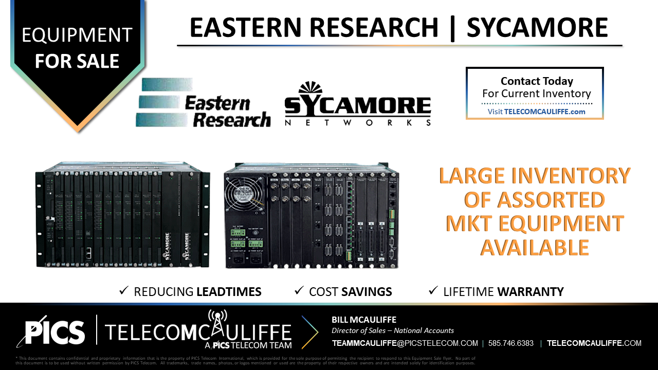 TELECOMCAULIFFE_PICS TELECOM_For Sale_Eastern-Research-Sycamore-Networks_MKT