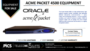 TELECOMCAULIFFE_PICS Telecom_For Sale_Oracle Acme Packet 4500