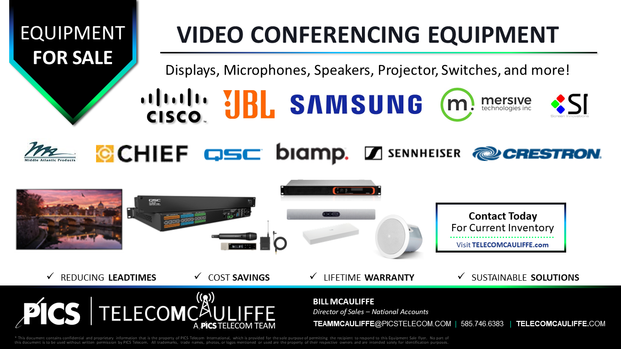 TELECOMCAULIFFE_PICS-Telecom-ForSale-Video-conferencing-equipment
