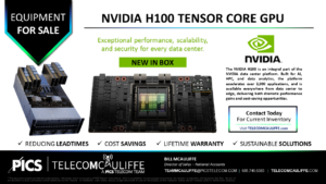 TELECOMCAULIFFE_PICS-Telecom-ForSale-NVIDIA-H100-Tensor-Core-GPU