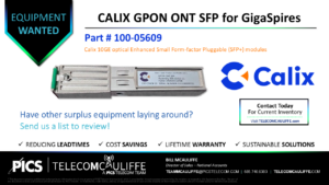 TELECOMCAULIFFE_PICS-Telecom-ForSale-Calix_100-05609 - GPON ONT SFP for Gigaspires