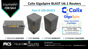 TELECOMCAULIFFE_PICS-Telecom-ForSale-Calix GigaSpire BLAST U6.1 (100-05413) routers