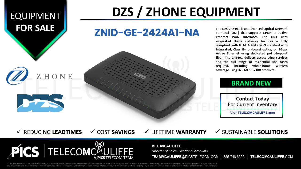 TELECOMCAULIFFE_PICS-Telecom-ForSale-Zhone_DZS_ZNID-GE-2424A1-NA