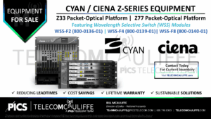 TELECOMCAULIFFE_PICS-Telecom-ForSale-Cyan_Ciena_Z33_Z77_WSS-F2_WSS-F4_WSS-F8