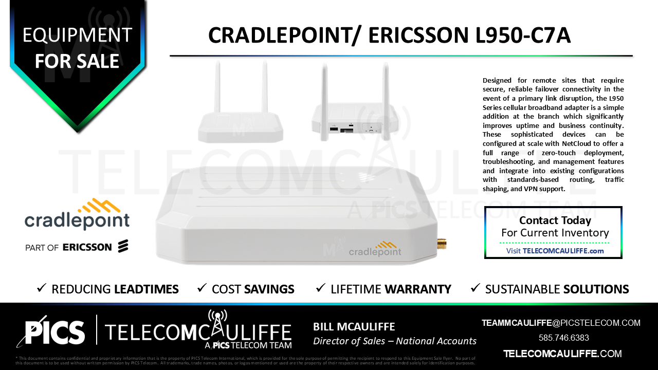 TELECOMCAULIFFE_PICS-Telecom-ForSale-CRADLEPOINT_ ERICSSON L950-C7A