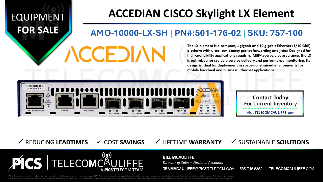 TELECOMCAULIFFE_PICS-Telecom-ForSale-Accedian Cisco Skylight LX element_ AMO-10000-LX-SH_500-176-02