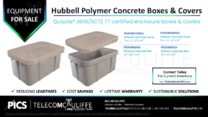 TELECOMCAULIFFE_PICS-Telecom-ForSale-Hubbell_Polymer Concrete Boxes_Covers_Quazite ANSI_SCTE 77 certified enclosure TELECOMCAULIFFE_PICS-Telecom-ForSale-Hubbell_Polymer Concrete Boxes_Covers_Quazite ANSI_SCTE 77 certified enclosure