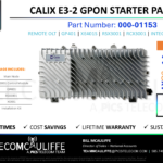 TELECOMCAULIFFE_PICS-Telecom-ForSale-CALIX E3-2 GPON STARTER PACKAGE_000-01153