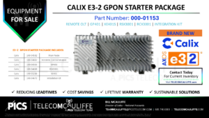 TELECOMCAULIFFE_PICS-Telecom-ForSale-CALIX E3-2 GPON STARTER PACKAGE_000-01153