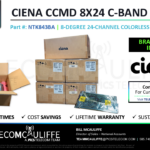TELECOMCAULIFFE_PICS-Telecom-ForSale-CIENA CCMD 8X24 C-BAND MODULE_8-DEGREE 24-CHANNEL COLORLESS MUX-DEMUX-RLS_NTK843BA